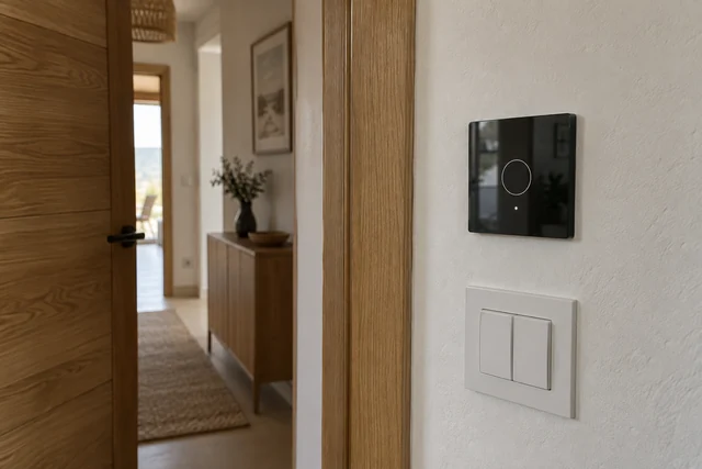 Control domótico discreto en vivienda