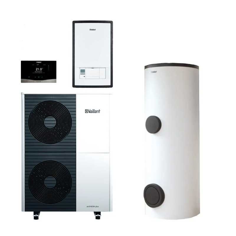 Aerotermia Vaillant aroTHERM plus 12 autónomo sensoCOMFORT inalámbrico ACS (200 l)