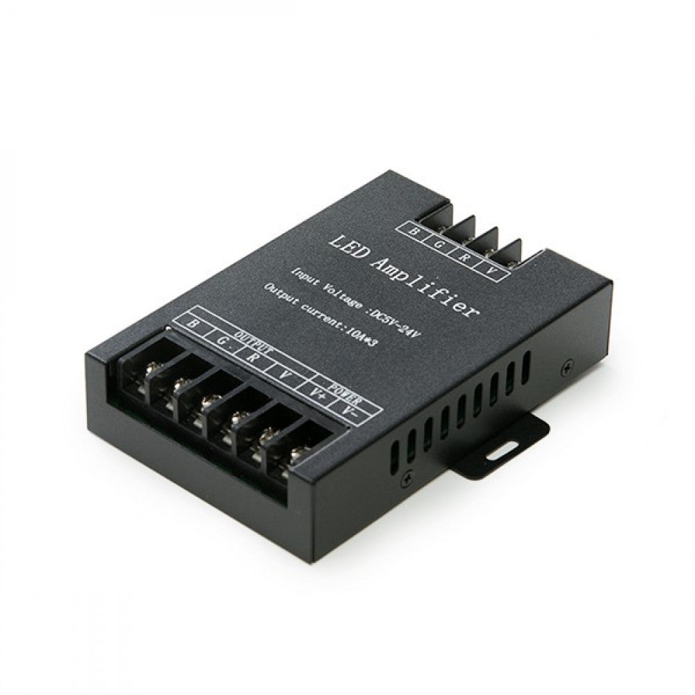 Amplificador Señal Tira LED RGB 12-24VDC ► 360/720W