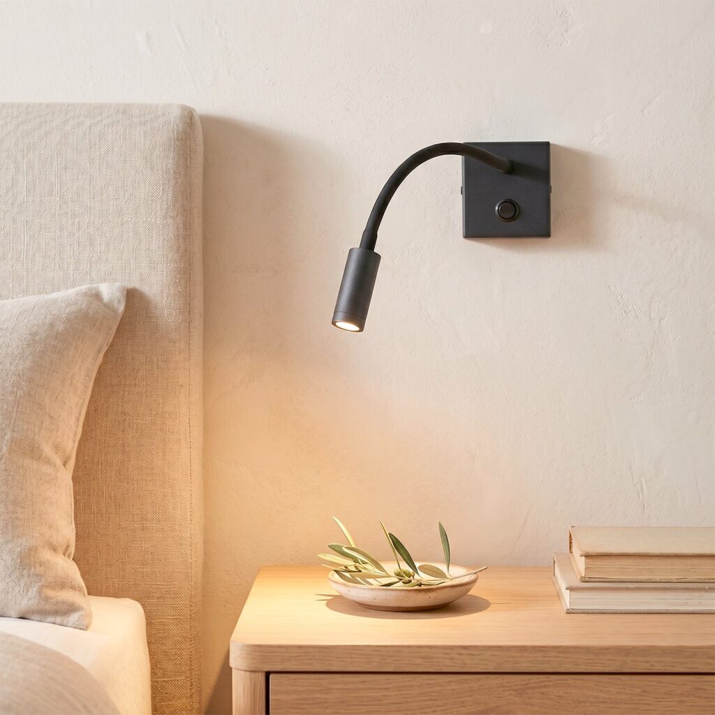 Aplique de pared flexible para lectura "Vega" 3W
