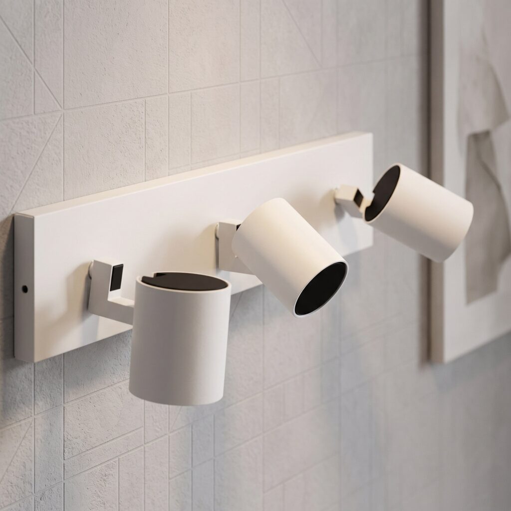 Aplique de Pared "Lumiastra" 3xGU10 Blanco Sin Bombilla