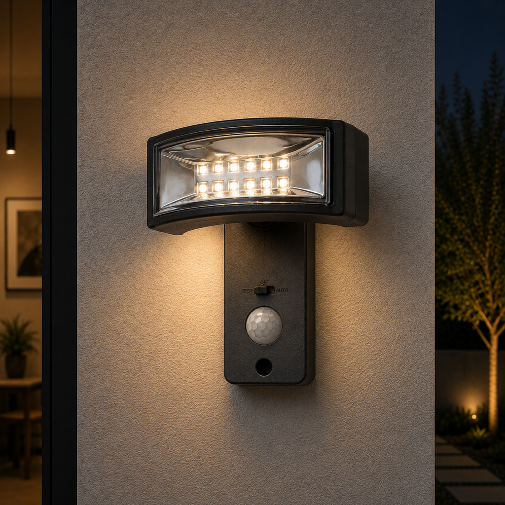 Aplique Exterior Solar RABALUX "Valpovo" LED 2,4W 250Lm 4000ºK Sensor IP44