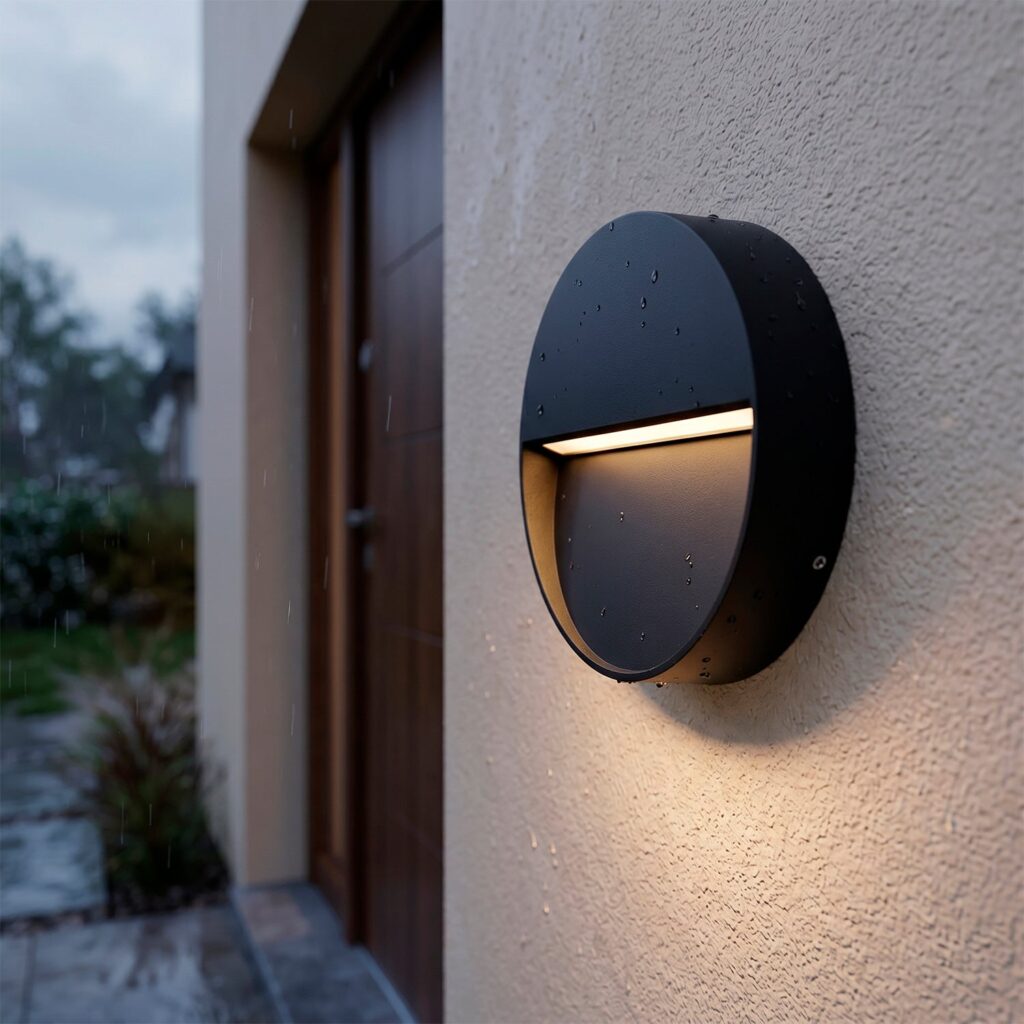Aplique LED para Exterior 7W IP54 Circular 2700ºK