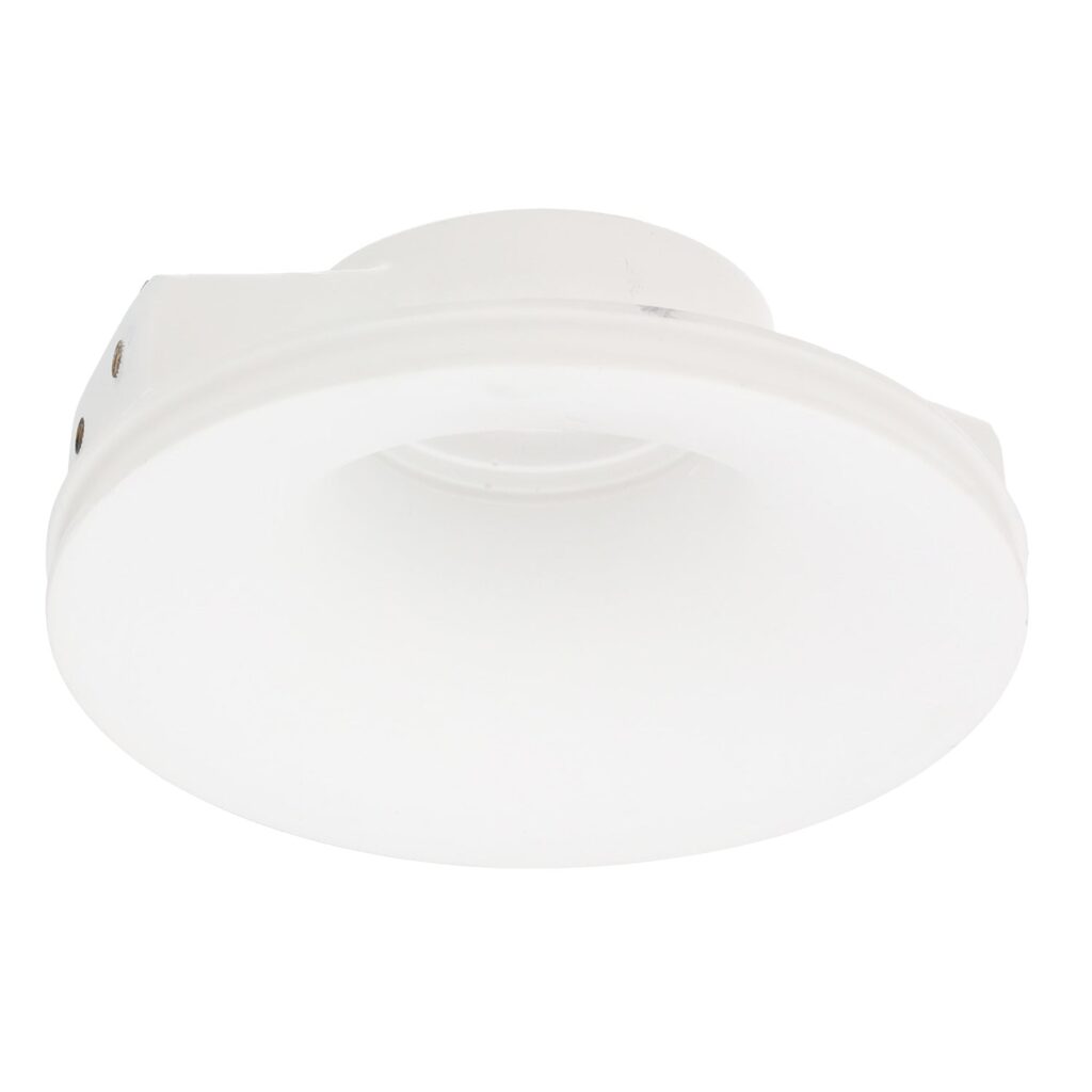 Aro downlight empotrable redondo de Escayola GU10 "Polaris"