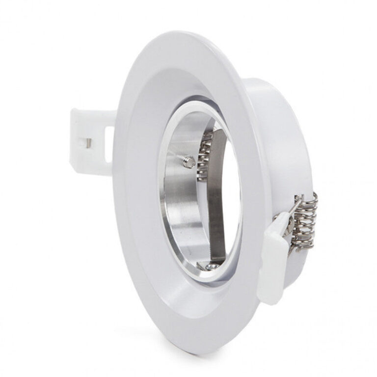 Aro Foco Downlight Circular GU10 Ø92Mm - Blanco
