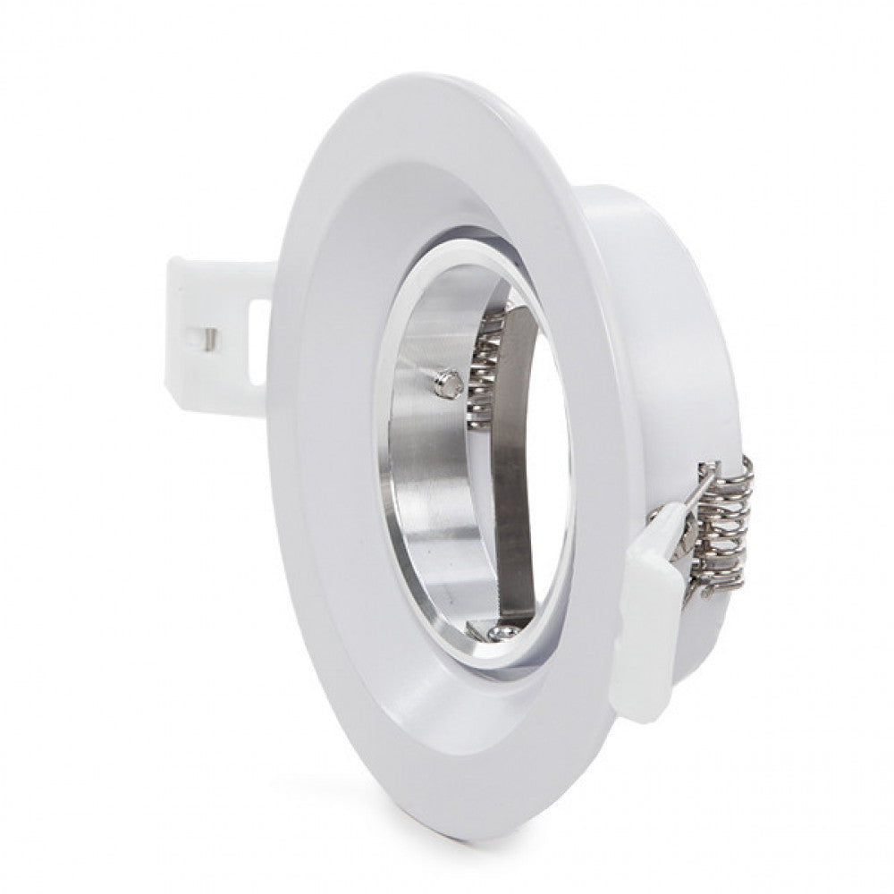 Aro Foco Downlight Circular GU10 Ø92Mm - Blanco
