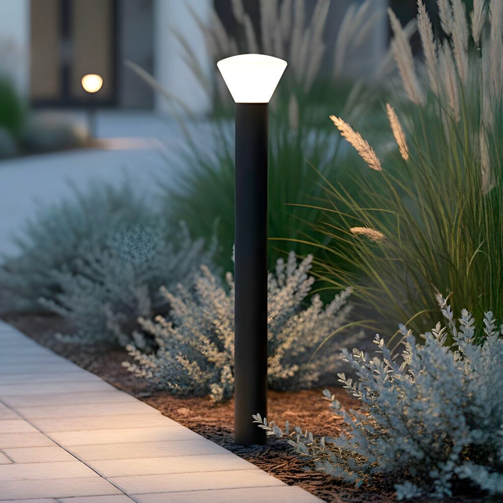 Baliza LED Exterior "Digos" 100Cm 5W 220VAC 3000ºK Negro