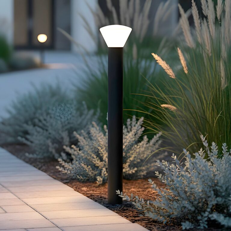 Baliza LED Exterior "Digos" 100Cm 5W 220VAC 3000ºK Negro