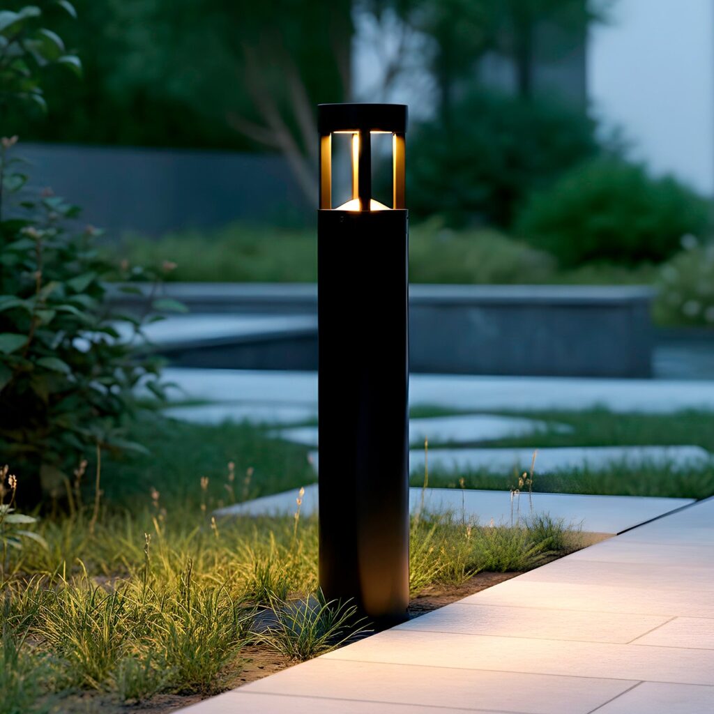 Baliza LED Exterior "Jamalpur" 90Cm 10W 220VAC 3000ºK Negro