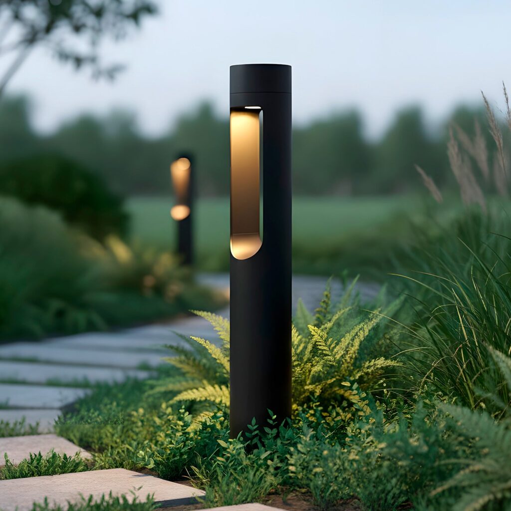 Baliza LED Exterior "Medinipur" 60Cm 10W 220VAC 3000ºK Negro