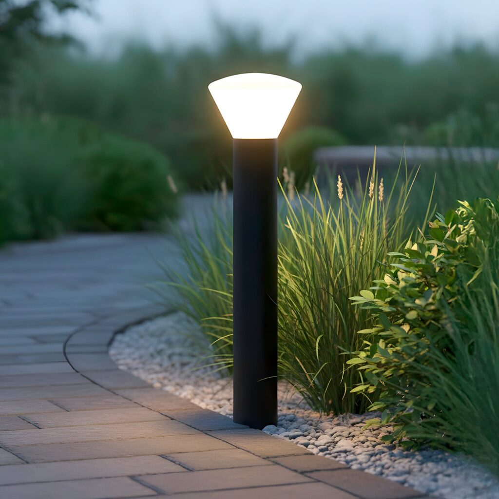 Baliza LED Exterior "Sonsonate" 60Cm 5W 220VAC 3000ºK Negro