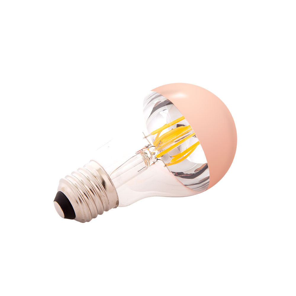 Bombilla LED E27 4W 273Lm 2000ºK Filamento A6 Reflector Cobre 40.000H [WR-A60-COPPER-4W-WW