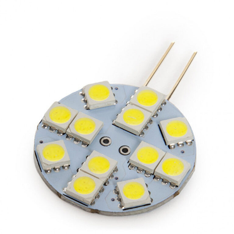 Bombilla LED G4 2.4W 180Lm 6000ºK 40.000H [KD-G4-12-2,4W-5050SMD-CW]