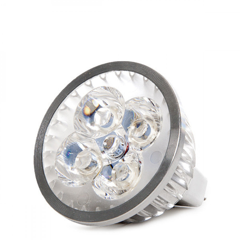 Bombilla LED GU5,3 4W 300Lm 6000ºK MR16 24V Epistar 40.000H