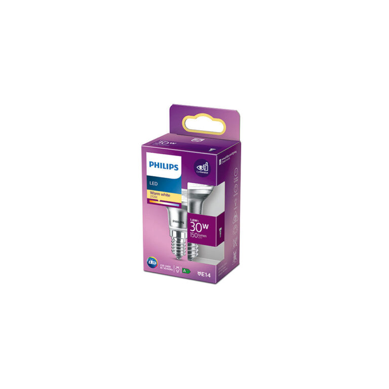 Bombilla LED Philips E14 R39 1.8W 190Lm 2700K [PH-929001890955