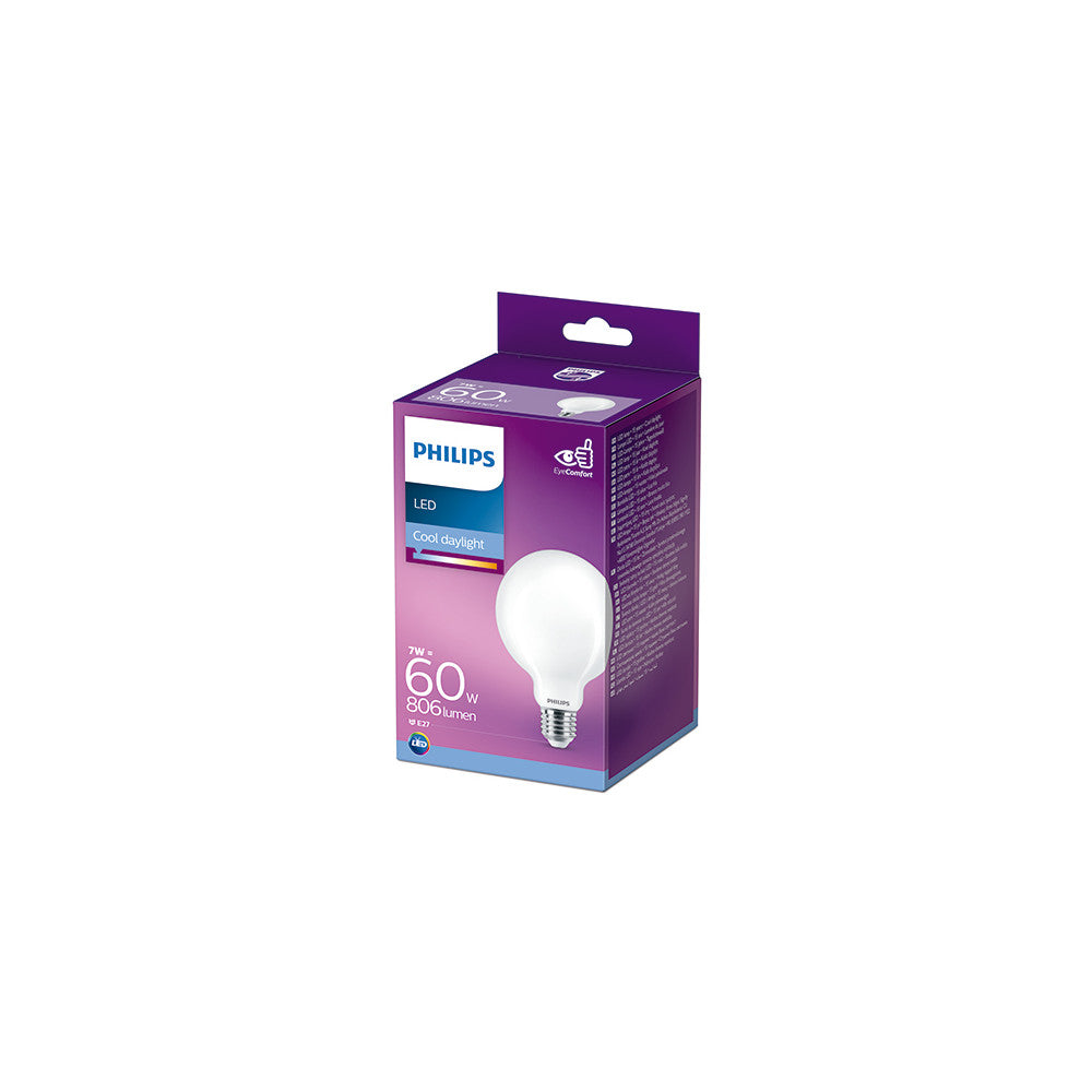 Bombilla LED Philips E27 G93 7W 806Lm 6500K [PH-929002371001