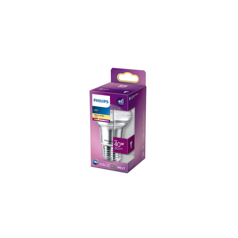 Bombilla LED Philips E27 R63 3W 255Lm 2700K [PH-929001891355
