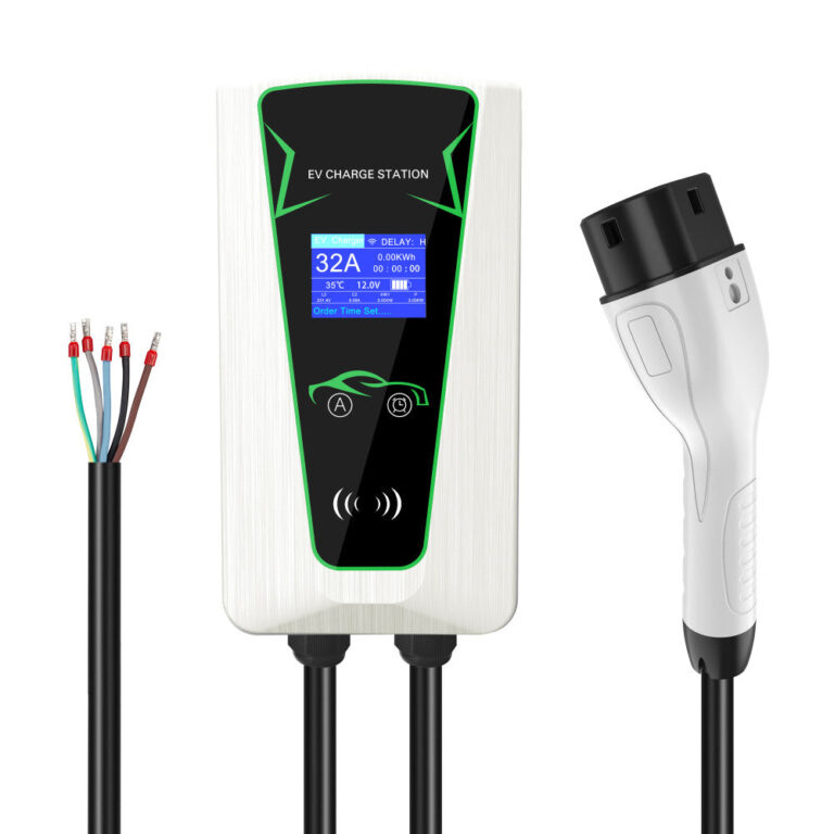 Cargador para Coche Eléctrico SMART WIFI RFID 7kW Monofásico 5m Tipo 2