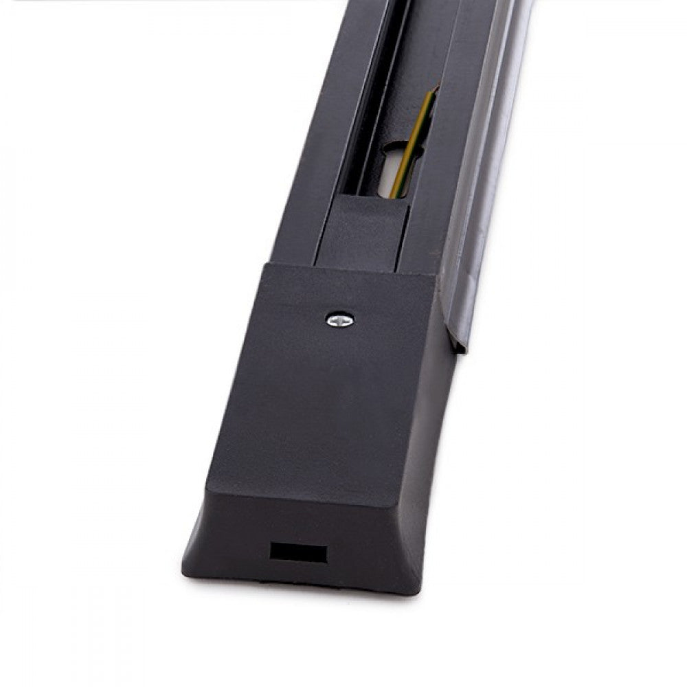Carril Monofásico Focos LED 1M Negro
