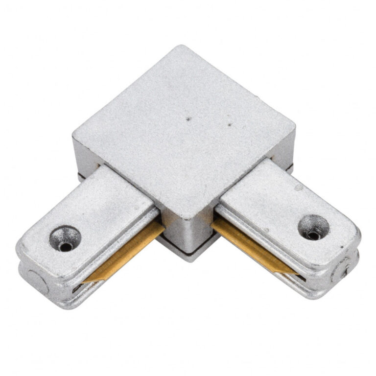 Conector 90º Carril Monofásico Aluminio