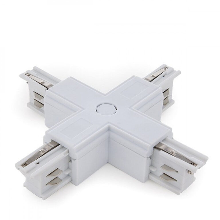 Conector + Carril Trifásico Blanco