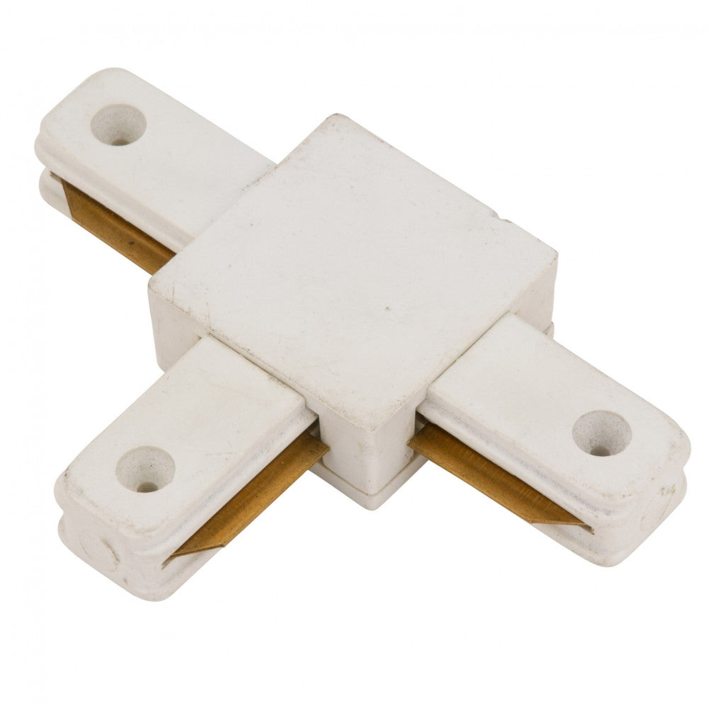 Conector T Carril Monofásico Blanco