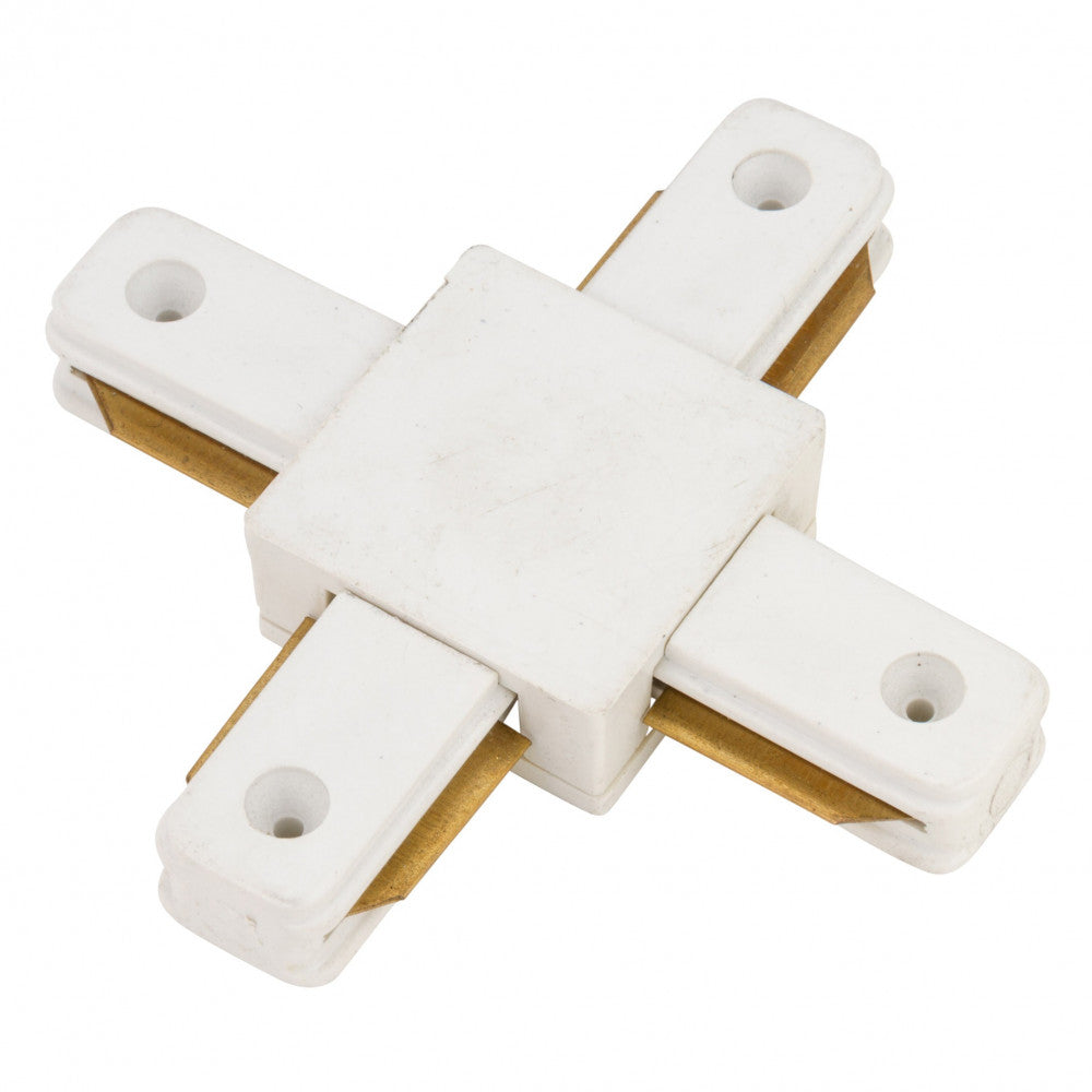 Conector X Carril Monofásico Blanco [HO-PL218000X