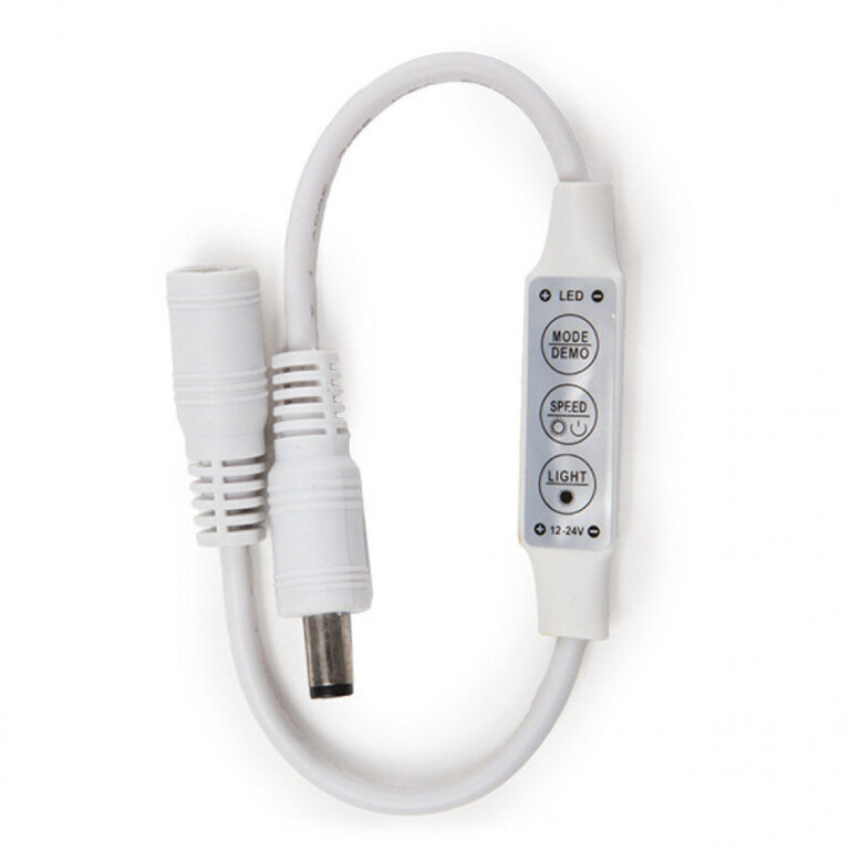 Controlador-Dimmer Mini Tira LED Unicolor 12-24VDC ► 144W