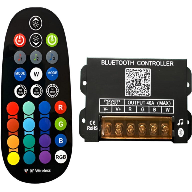 Controlador LED Musical Bluetooth App RF 29 Teclas