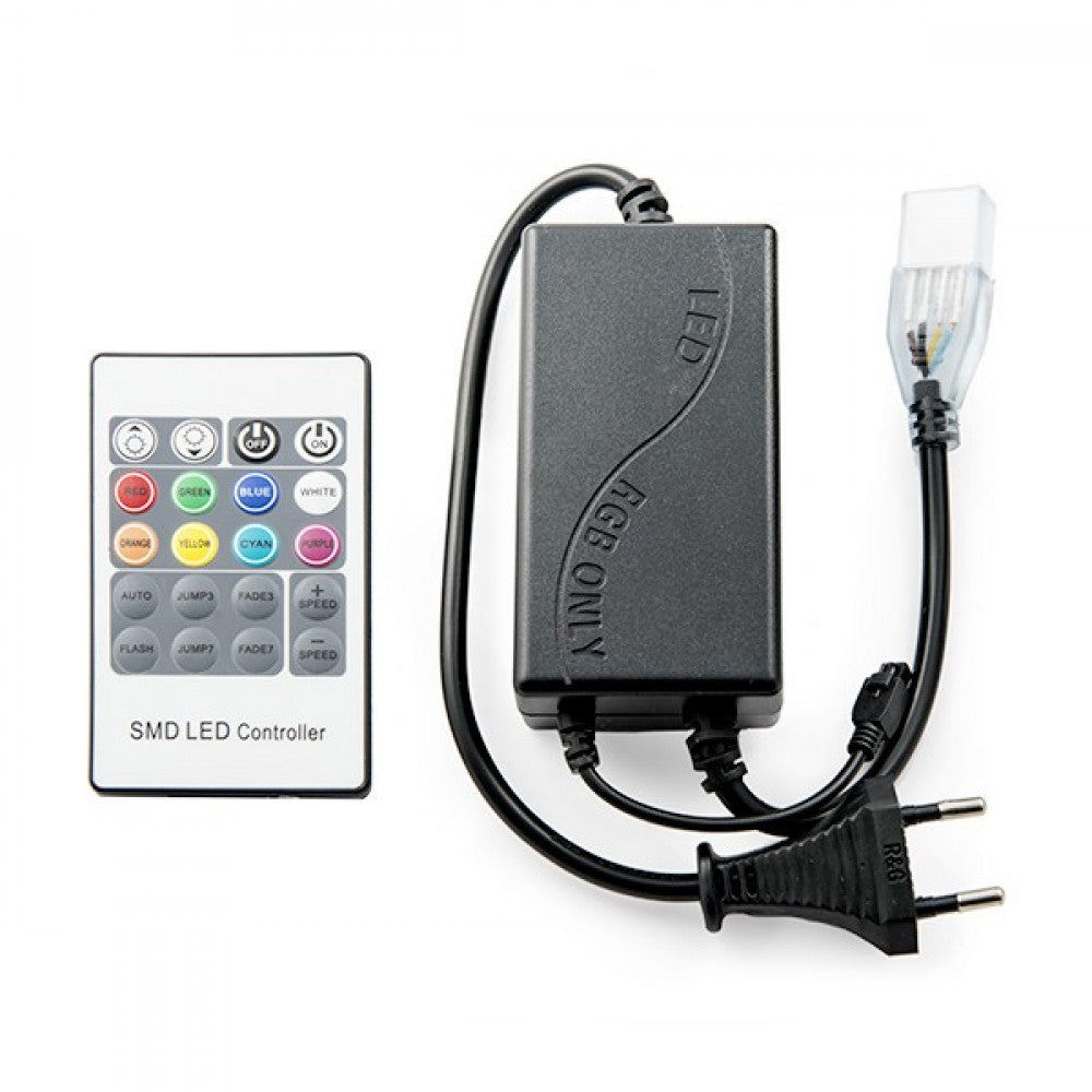 Controlador Tira LED RGB 220VAC Mando a Distancia ► 50M