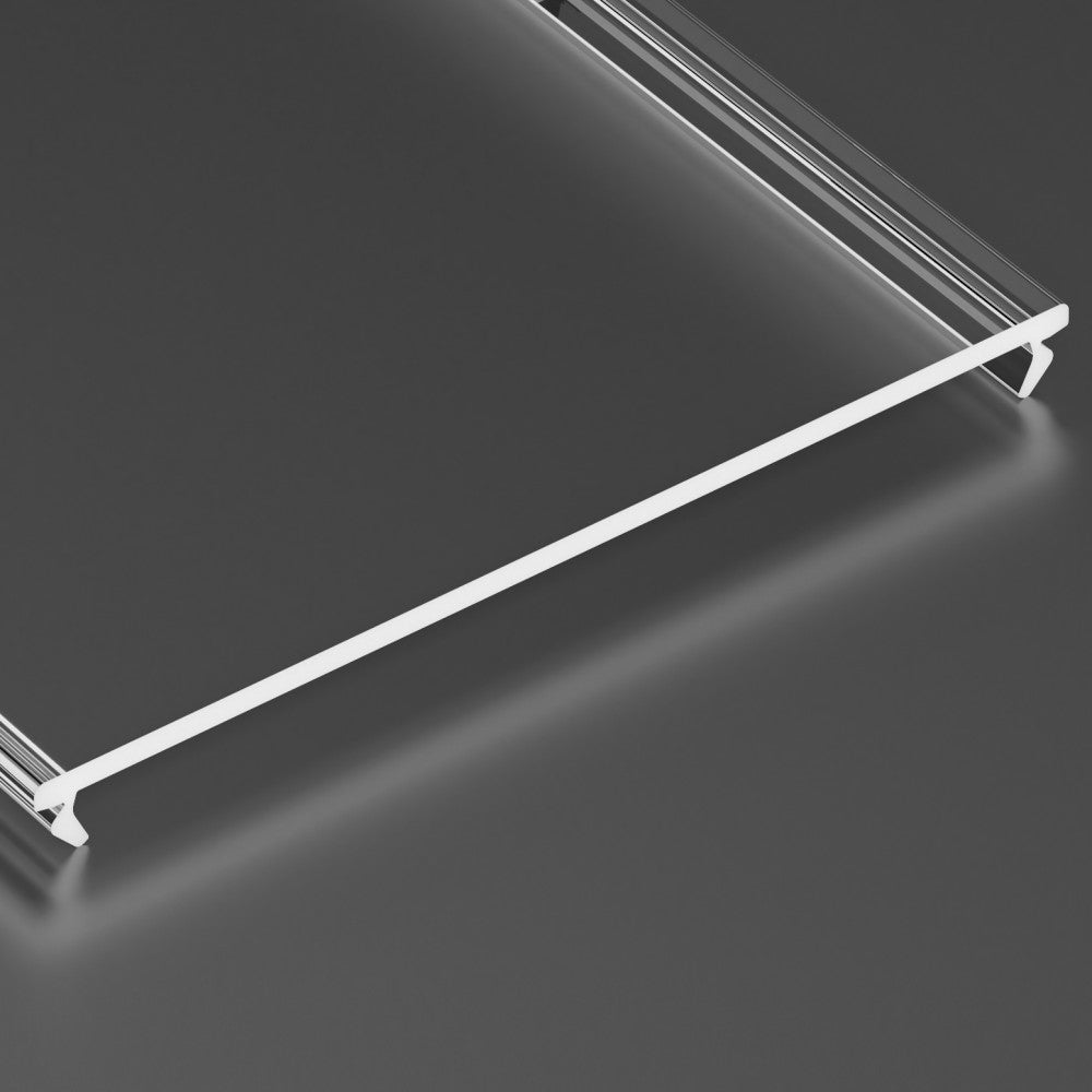 Difusor SUPERWIDE PMMA Perfiles LARGO,inLARGO 2,02M - Transparente