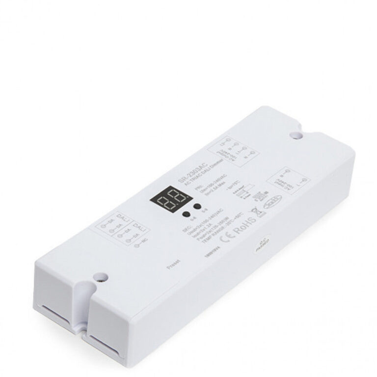 Dimmer Ac Triac Dali 2 Canales Max. 2 X 144W