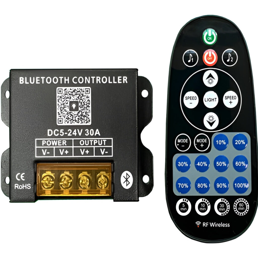 Dimmer LED Bluetooth App RF 25 Teclas
