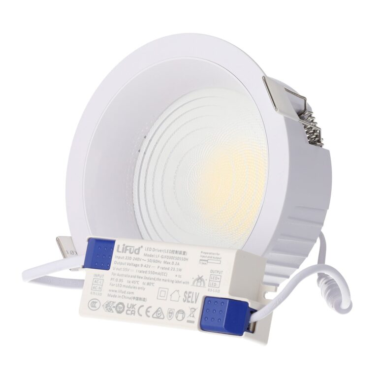 Downlight LED 20W 4 CCT (Tonalidad Luz Regulable) 140LM/W UGR17 Lifud driver