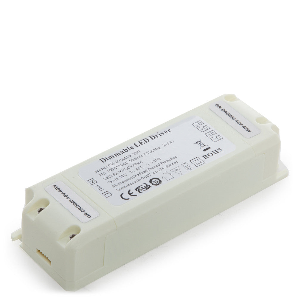 Driver CM-40VAaDR Pot.40W V Out 50-76VDC 600 mA Clase II 0-10V