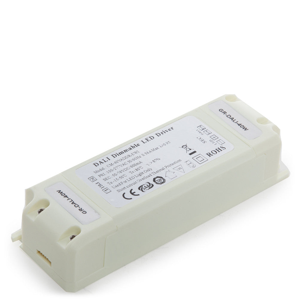 Driver CM-40VADDR-EMI Pot.40W V Out 50-76VDC 600 mA Clase II DALI