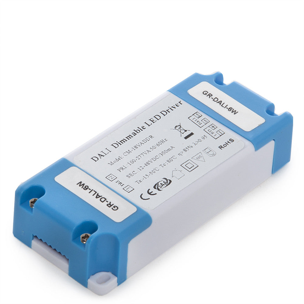 Driver CM-6VADDR Pot.6W V Out 12-48VDC 300 mA Clase II DALI