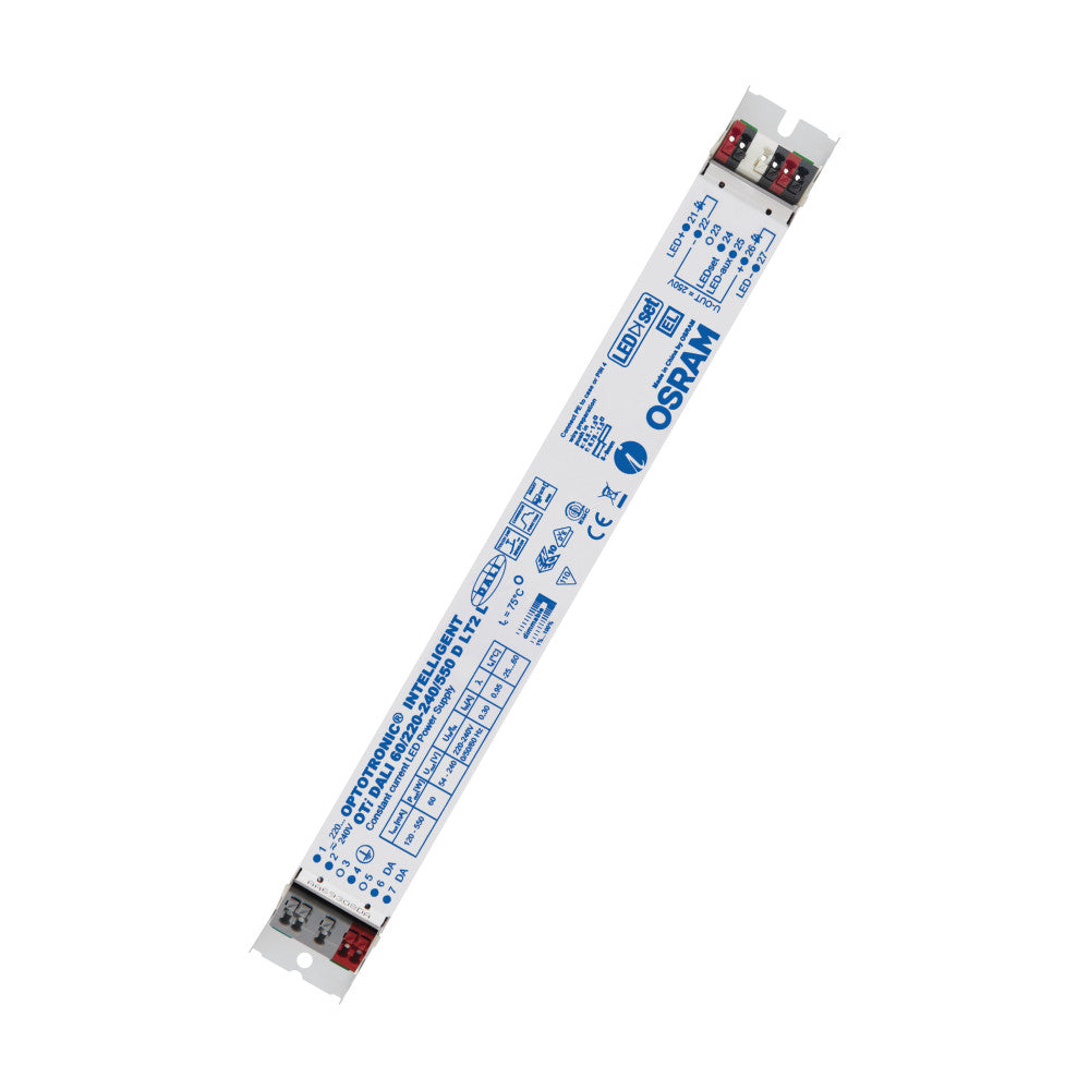 Driver LED Osram OptoTronic OTI DALI CC Lineales G3 OTI DALI 60/220-240/550 D LT2 L G3