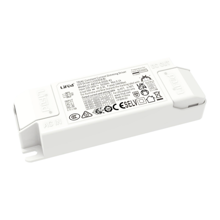 Driver Lifud 14W Salida: 25-40V 200-350mA Dimable Leading/ Trailing edge IP20