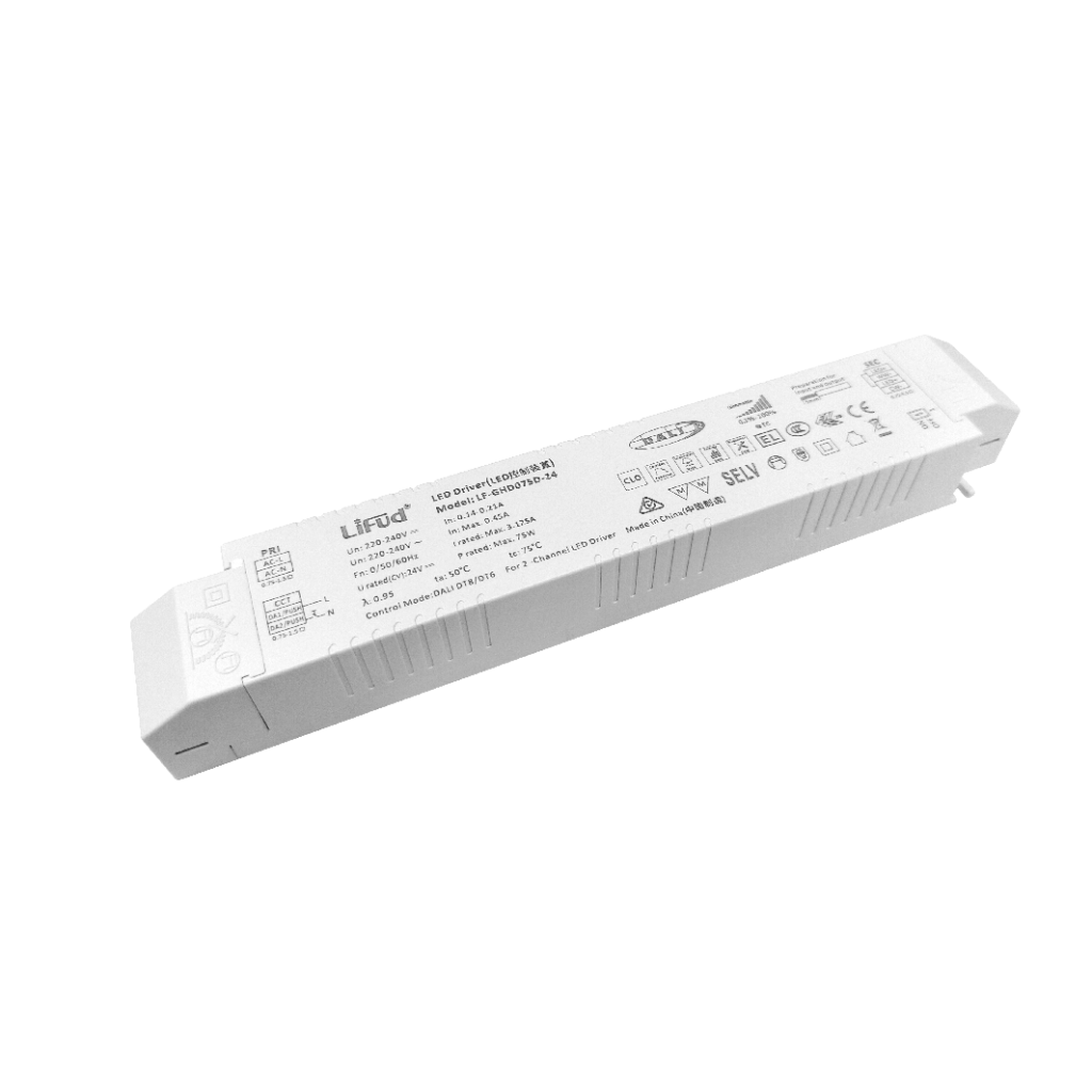 Driver Lifud 240W Salida: 24V Dimable DALI/PUSH IP20