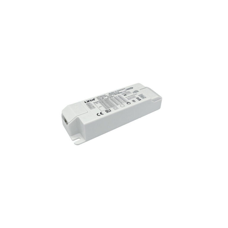 Driver LIFUD Regulable 0-10V 20W Entrada 220-240V Salida 9-42VDC Flicker Free DIP Switch