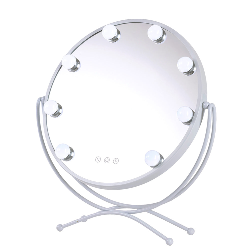 Espejo Iluminado Maquillaje LED 4200ºK 48x43Cm Blanco 40.000H [SUN-KRS-430-W