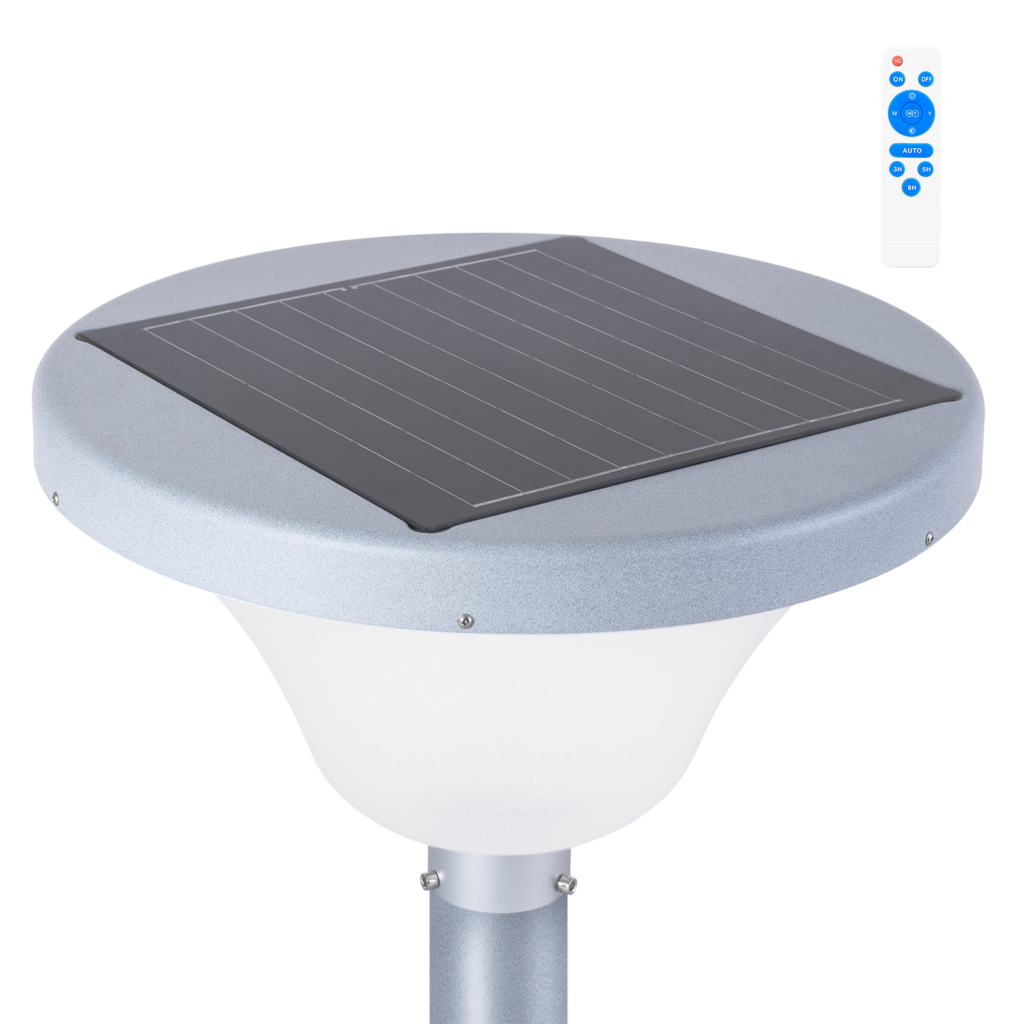 Farola LED Solar Circular para Jardines 45W