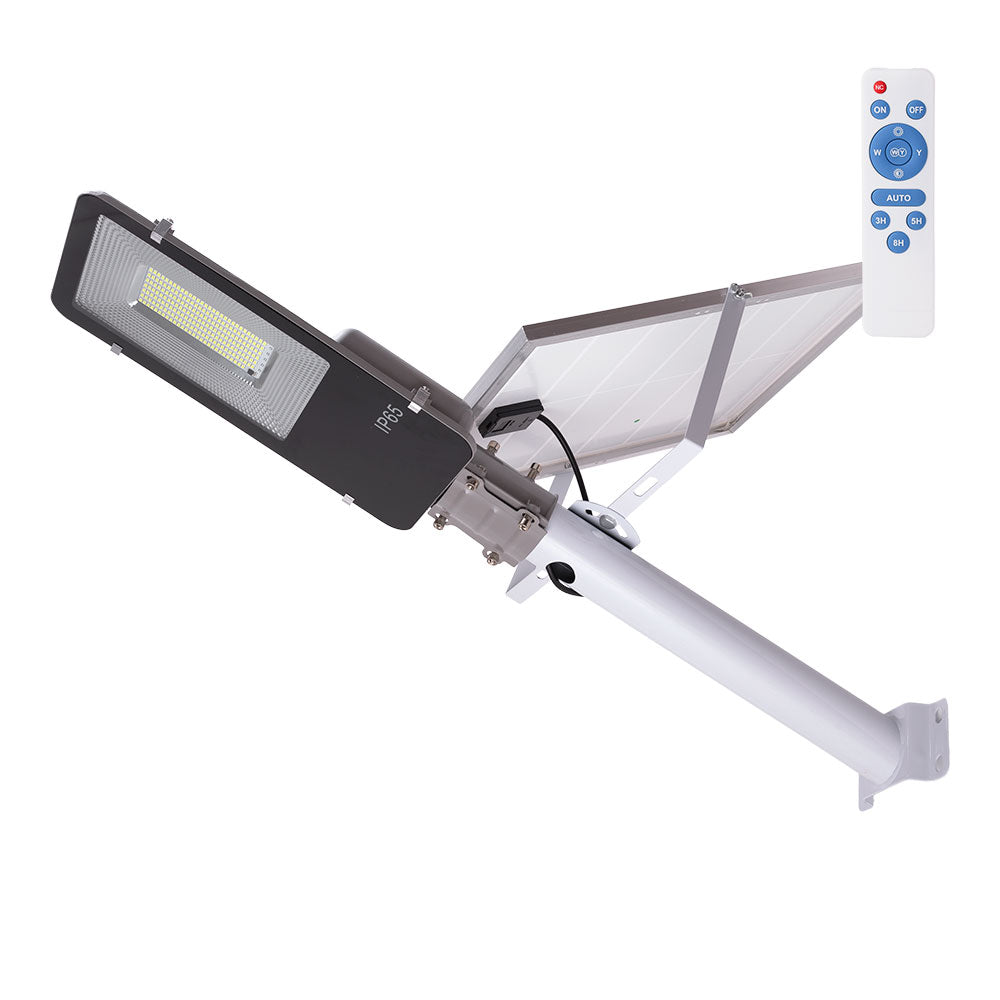 Farola LED Solar-Control Remoto- Dimable- Panel: 6V 100W Batería: 3,2V 15000MaH