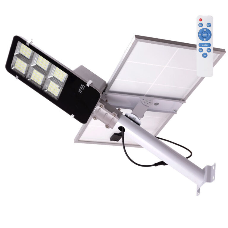 Farola LED Solar-Control Remoto- Dimable- Panel: 6V 400W Batería: 3,2V 35000MaH