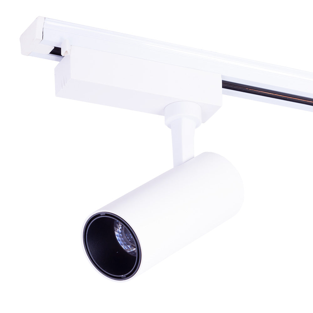 Foco de Carril LED 20W 2000Lm CRI85 4200ºK Lumiastra Monofásico 40.000H