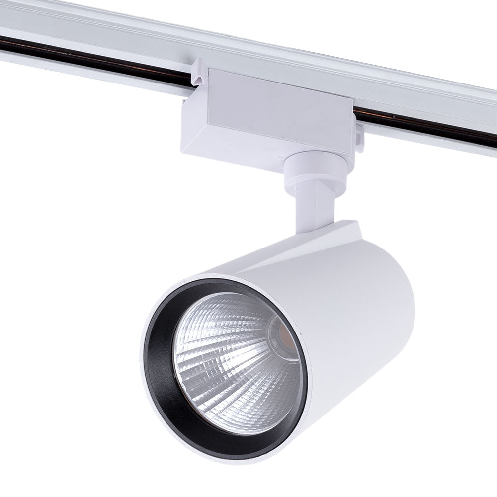 Foco de Carril LED 30W 2700Lm CRI85 4200ºK Lumiastra Monofásico 40.000H