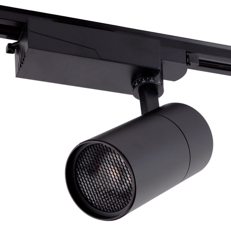 Foco de Carril LED 30W 2700Lm CRI90 4200ºK Monofásico 40.000H Antideslumbrante