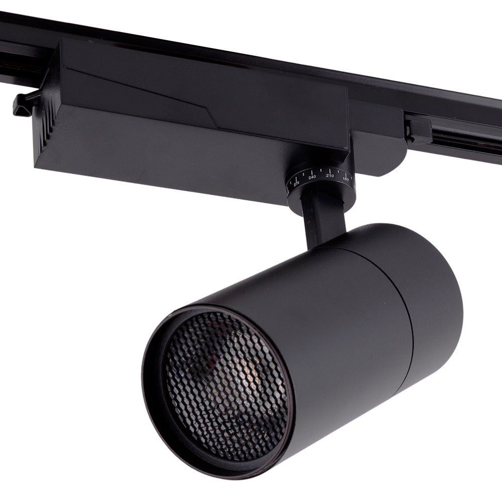 Foco de Carril LED 30W 2700Lm CRI90 4200ºK Monofásico 40.000H Antideslumbrante