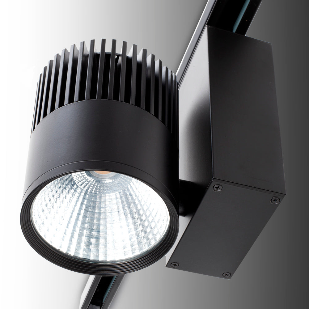 Foco de Carril LED 30W 2700Lm CRI90 4200ºK Trifásico UGR17 50.000H